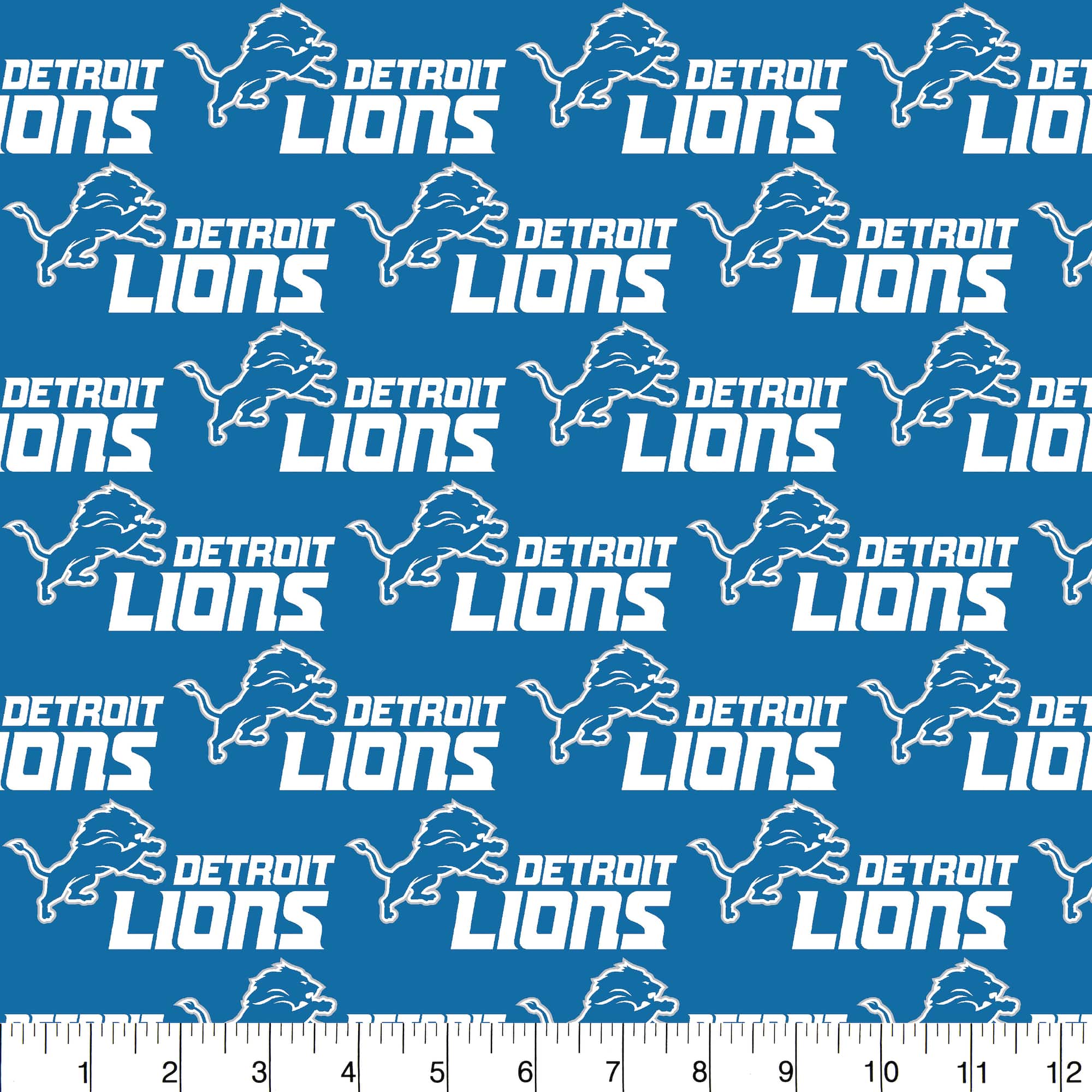 NFL Detroit Lions Cotton Fabric